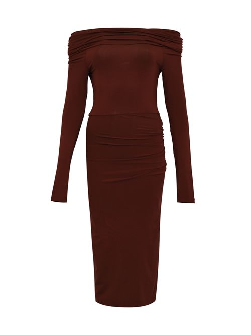 Abito Maremar in jersey di viscosa Bordeaux MAX MARA STUDIO | 2526626051600002